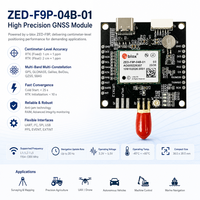 Récepteur GNSS GPS RTK ZED-F9P-04B-01, carte module de base GPS, carte de développement multibande haute précision pour drone UAV