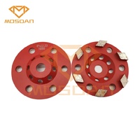 Disque de meule diamant de 6 pouces avec 6 segments en losange pour meuleuse d'angle