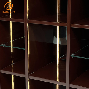 Armoire à vin moderne de luxe en acier inoxydable, casier multifonctionnel rouge pour la cuisine, marque Daylight, Vin-wc005 - Product Image 6