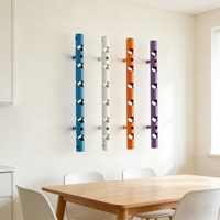 Porte-bouteilles mural moderne et coloré en métal, étagère à vin pour la cuisine, le bar, la salle à manger, la décoration de la maison