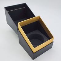 Nouvelle Arrivée : Coffret de Luxe pour Bougies avec Logo Personnalisé, Boîte en Carton Doré Estampé à Chaud pour Boîte en Verre à Bougies