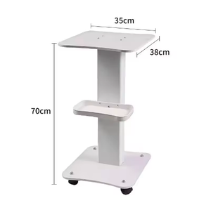 Carrito de Belleza Multiusos de Plástico y Acero con Capacidad de Carga de 60 kg, Diseño Moderno para Salones, Hospitales, Peluquerías y Spas - Product Image 3