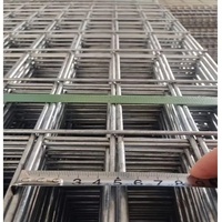 Petit trou épais galvanisé grillage clôture Long trou maille fil pour chien Cage bas Construction barre d'acier filet d'élevage