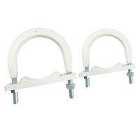 Boulon spécial de serrage de tuyau en forme de U enveloppé de polyuréthane/plastique pour boulon en U concret de camion de pompe