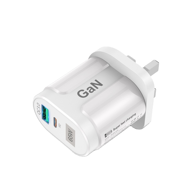 65W GaN USB Charger AU EU US UK Plug Fast Charging Tablet Laptop USB C Quick Charge QC 3.0 Mobile Phone Charger Travel