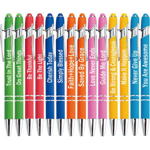 Bút Bi Kim Loại Màn Hình Cảm Ứng Có Logo <span class=keywords><strong>Laser</strong></span> Cảm Giác Mềm Phủ Cao Su Hỗ Trợ Tùy Chỉnh Bán Chạy Nhất Giá Rẻ Nhất - Product Image 3