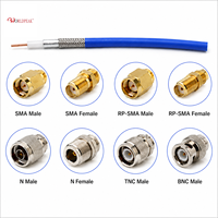 Câble coaxial RG402 certifié CE pour la transmission de signal sur PCB, semi-flexible, solution de câblage personnalisable en usine