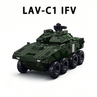 Serie Militar LA VC1 Vehículo de Combate de Infantería, Bloques de Construcción de Plástico ABS, Juguete Educativo de Construcción DIY