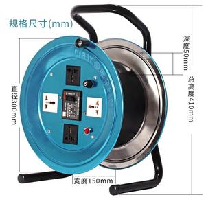 Avvolgicavo da 100 Piedi con Interruttore di Protezione, Bobina per Cavo di Prolunga - Product Image 2