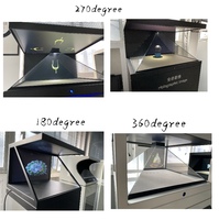 Projection holographique 3D, grand hologramme, pyramide de 55 pouces, intérieur, OEM