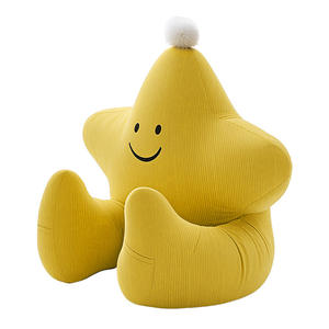 Detachable Cartoon <strong>Sofa</strong> <strong>Cushion</strong> for <strong>Kids</strong>, Non-Collapsing Backrest Pillow, Reading/Bedroom/Chair Use - Product Image 4