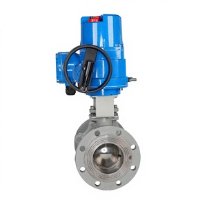 Actionneur à bille intelligent DN100 personnalisable OEM avec corps en acier au carbone et raccord à bride pour eau, huile, acide - Product Image 2