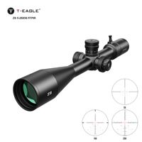 T-eagle ZS5-25x56 FFP Zero Stop Scope Etched Glass HD Wide Angle Waterproof Hunting Outdoor Long Range Shockproof Aluminium