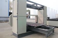 Machine à scier au fil certifiée CE pour la découpe de précision de panneaux acoustiques en mousse céramique et le profilage de blocs de granit lourds