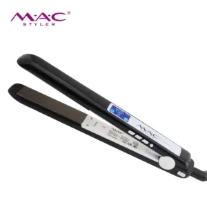 Hot Hair Care Straightener Salon Professional Home Travel Liquid Crystal 450F Titanium Iron Flat Hair Straightener