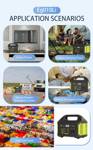 500W Power Station, 384WH 460.8WH Backup Battery Portable Solar <b>Generator</b> for <b>Camping</b> (Solar Optional) Eg010Li Eg009Li Pure Sine - Product Image 6
