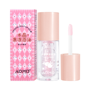 Huile à lèvres effet gelée cristalline hydratante, réduit les ridules, en vrac en stock, brillant à lèvres effet miroir repulpant, saveur fruitée, applicateur grand format - Product Image 6