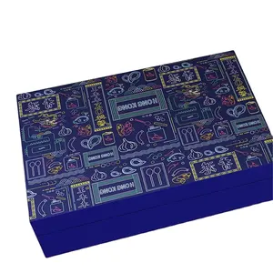 Luxus-Papierbox mit individuellem Logo-Design starre magnetische Verpackungsbox aus Schmuck Schokolade Karton für Geschenk, Eleganz Hochzeit Datum aus Papier
