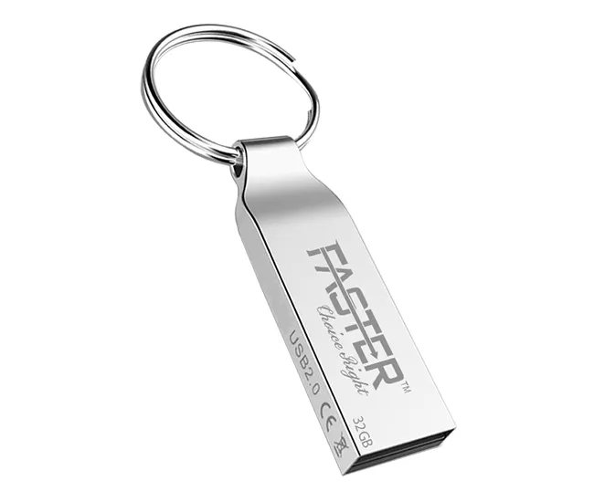 Bulk Barato Usb 16gb 32gb 64gb 128gb Chaveiro Pendrives Custom Branded Logo Usb 3.0 Pen Drive 1TB 2TB Flash Drive Usb Para FASTER