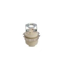 Douille de lampe en céramique à vis G9 Risinglights pour LED et halogène, filetage complet, accessoires de fixation d'éclairage nu, 100V-240V, garantie 2 ans