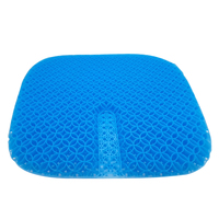 Coussin de siège en gel pour s'asseoir longtemps, coussin de siège frais, siège de chaise, respirant et sciatique, soulagement de la douleur et des maux de dos