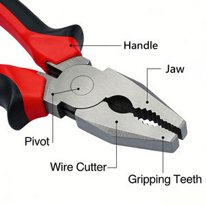 <span class=keywords><strong>Pince</strong></span> multifonctionnelle industrielle en acier au carbone, <span class=keywords><strong>pince</strong></span> combinée personnalisée de 6/8 pouces - Product Image 2