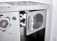 Machine à découper la viande multifonctionnelle en acier inoxydable pour restaurant, hachoir à viande électrique industriel et machine à trancher