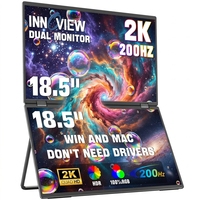 Monitor Plegable Doble Mate Antideslumbrante HDR con Alto Rango Dinámico para Mejorar los Detalles de las Sombras en Edición de Video de Escenas Oscuras