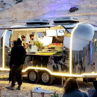 Camion de restauration rapide, bar à café personnalisé, camion de burgers, cuisine mobile, remorque de traiteur, camion de tacos et pizzas entièrement équipé