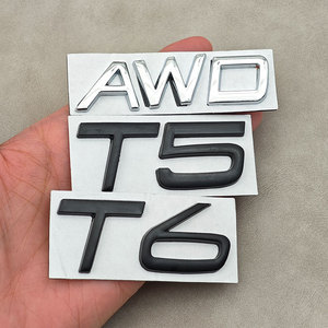 Emblème 3D en métal AWD T5 T6, autocollant pour coffre arrière de voiture, pour V40 V60 V90 <span class=keywords><strong>XC60</strong></span> XC90 XC40 S60 S90 S80 C30, accessoires - Product Image 2
