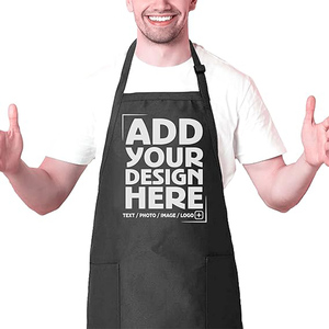 Tabliers personnalisés avec logo et couleur sur mesure, tablier rose en polyester imperméable pour serveurs, enfants, salons <span class=keywords><strong>de</strong></span> coiffure et cuisine - Product Image 2