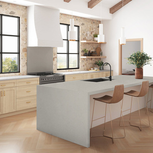TMZ ODM/OEM Modern Polished <b>Artificial</b> Quartz Countertop Beige 4056 French Beige Factory Price for Hotel Use - Product Image 5