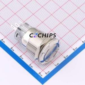 HY-19A-P11-N-CU-008 Push Button Switch Through hole Component (THT) Switch - Product Image 1