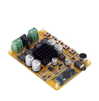 Carte d'amplificateur de classe D, amplificateur audio stéréo 2x50W avec entrée AUX pour haut-parleur DIY/audio de voiture