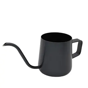 Ketel kopi leher angsa baja tahan karat 304 Modern pot kopi Tuang di atas dripper teh dipersonalisasi