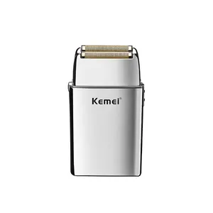 Kemei KM-TX5 elektrikli tıraş makinesi sakal düzeltici kel kafa tıraş elektrikli tıraş makinesi USB şarj edilebilir pistonlu tıraş makinesi erkek tıraş makinesi