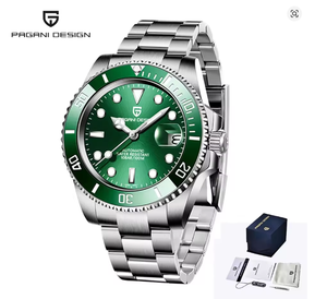 Relojes Pagani Design 1662 para Hombre Reloj Automático <span class=keywords><strong>GMT</strong></span> de Acero Inoxidable 40MM Súper Reloj para Compras en Línea - Product Image 1