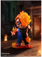 NOUVEAU POPMART Série Chucky Figurines d'action en PVC Anime Échelle 1/72 ABS Peluche Mignonne Cartoon Boîte Mystère Poupées Surprise