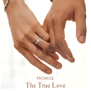 Anillo de Compromiso y Boda para Mujer con Diamante Moissanite Redondo de 1 Quilate, Plata de Ley 925, Chapado en Oro Blanco, VVS, Solitario - Product Image 3