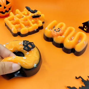 Halloween Mochi TPR Fidget Toys Squeeze Pinch Descompresión Squishy Pumpkin Series Juguetes <span class=keywords><strong>sorpresa</strong></span> para regalos de fiesta - Product Image 2