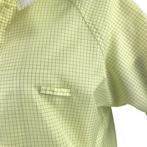 GI, ventas al por mayor, traje Unisex a prueba de polvo, rejilla de 5mm, ropa reutilizable para sala limpia, bata de trabajo de laboratorio, ropa Esd antiestática con tapa - Product Image 2