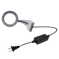 Lampe LED à clipser haute luminosité pour aquariums plantés, terrariums et micro-paysages, 5W, ronde