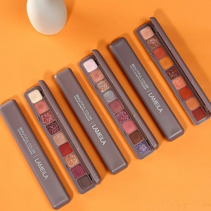 9สีอายแชโดว์เนื้อแมทกลิตเตอร์เนื้อแมทกันน้ำติดทนนานแผ่นคีย์บอร์ดลาเมล่าเครื่องสำอางสำหรับแต่งหน้า - Product Image 6