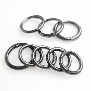 Anillas de resorte de aleación de zinc, chapadas en oro y plata, hebillas para joyería, accesorios hechos a mano, ganchos para bolsos, 10 mm - Product Image 3