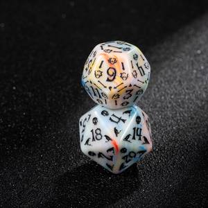 Juego de Dados Poliédricos Acrílicos con Diseño de Calaveras y Huesos Góticos, Dados para Juegos de Rol, Dungeons and <span class=keywords><strong>Dragons</strong></span>, Pathfinder y Juegos de Mesa - Product Image 6