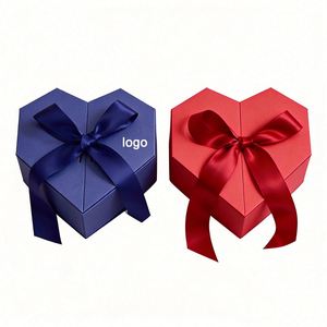 Factory Direct Customizable Heart-Shaped Paper <b>Gift</b> <b>Box</b> With Ribbon Luxury Ideal for Valentine's & Wedding <b>Gift</b> Packaging - Product Image 1