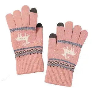 Hot Sale Funny Winter Warm Acrylic Knitted Magic mitten for women