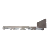 Marchepied manuel monocouche en aluminium pour camping-car, caravane, fourgon aménagé, remorque, RV - Nouveau design 2024