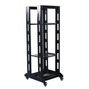 Rack ouvert robuste à 2 montants de 19 pouces, 16U, 18U, 32U, 37U, 42U, pour le stockage de vos serveurs, réseaux et équipements de télécommunications - Product Image 3