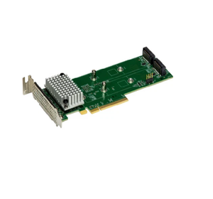 Carte adaptateur de lecteur SSD double M.2 RAID PCIe Gen4 AOC SLG4 2H8M2 - Product Image 1